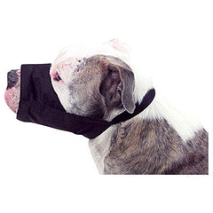 Jeffers Pet Breathe Comfort Dog Muzzle – Large Size, Black, Soft Padded Nose Guard, Lightweight, Breathable Waterproof 600D Ripstop, for Pet Grooming, Home, Air Travel, Cute Secure Fit for Dogs