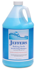 Jeffers Pet Tearless Shampoo Baking Soda Deodorizing w/ Aloe Vera, 128 oz - Gentle Soap Free Dog & Cat Cleanser, Coat Cleaning, Odor Grooming Control, Moisturizing Pet Bath Formula, Baby Powder Scent