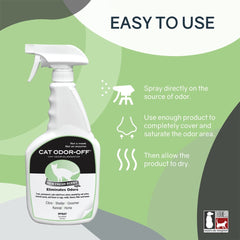 Cat Odor-Off Fresh Scent Spray 22 fl oz