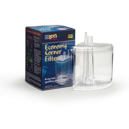 Lee's Aquarium & Pet Products Economy Corner Filter Clear, 1ea