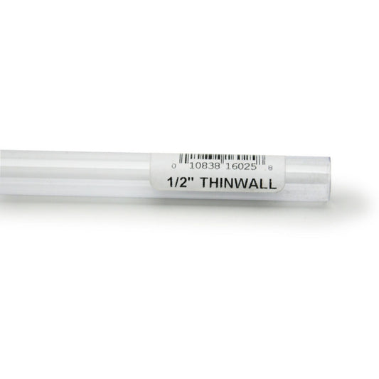 Lee's Aquarium & Pet Products Thinwall Rigid Aquarium Tubing Clear, 1ea/1/2 In X 36 in.