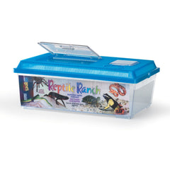 Lee's Aquarium & Pet Products Rectangle Reptile Ranch Assorted, 1ea/17.75In X 6.87 in, LG