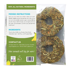 Grandpa's Best Whisker Nibblers Banana Rose Petal Treats