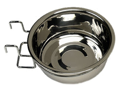 Indipets Stainless Steel Coop Cups with Wire Holder, 10 oz