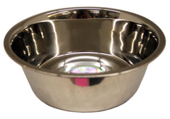 Indipets Regular Stainless Steel Bowl, 3 qt