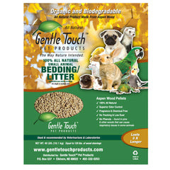 Gentle Touch Bedding/ Aspen Pellets, 40 lbs