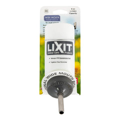 Lixit Plastic Wide Mouth Bottle, 8 oz