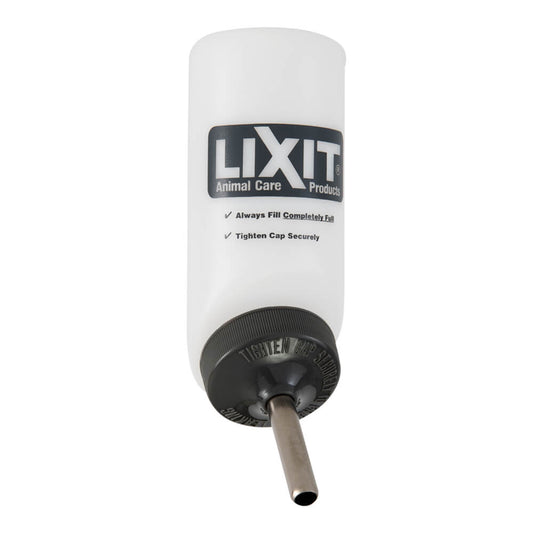 Lixit Plastic Wide Mouth Bottle, 8 oz