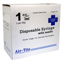 Air-Tite Syringes with Needles 1cc TB with 25g x 5/8"
