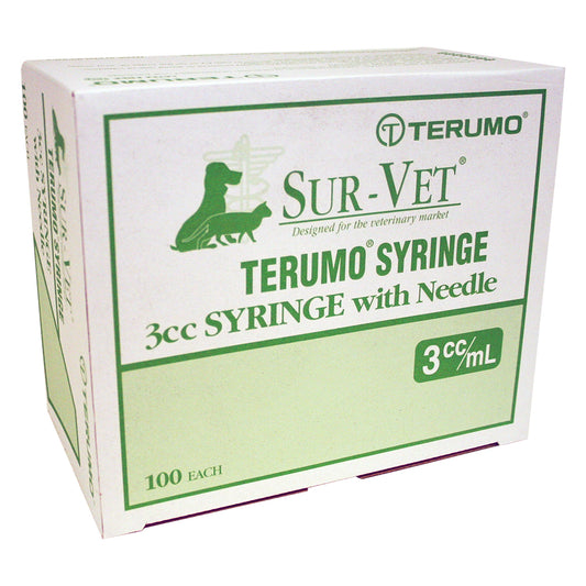 Rx Terumo 3cc x 25g x 5/8LS x 100ct