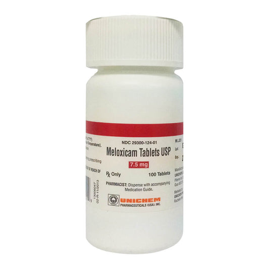 Rx Meloxicam, 7.5mg x 100 Tablets
