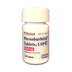 Rx Phenobarbital, 16.2mg (1/4gr) x 100 Tablets