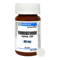 Rx Furosemide 40mg x 100 tablets