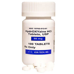Rx Hydroxyzine 50mg x 100 caps