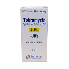 Rx Tobramycin 0.3% x 5ml bottle