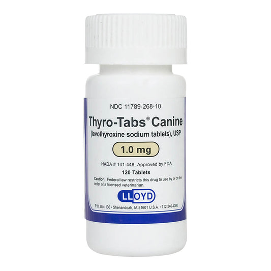 Rx Thyro-Tabs, 1.0mg x 120 Tablets