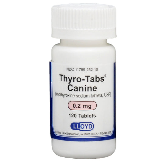 Rx Thyro-Tabs 0.2 mg x 120 tablets