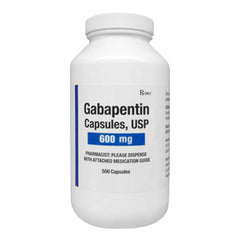 Rx Gabapentin 600mg, 500ct Tablet