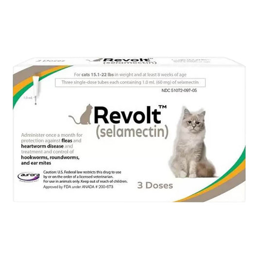 Rx Revolt (selamectina) Cat 15.1-22 lbs 3pk