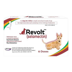 Rx Revolt (selamectin) Dog 20.1-40 lbs 6pk