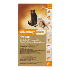 Rx Advantage Multi for Cats 5.1-9 lbs (Orange) x 6 month