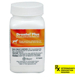 Rx Drontal Plus 68 mg x 50 tablets
