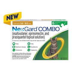 Rx Nexgard Combo Topical for Cats, 5.6-16.5lbs, 6pk