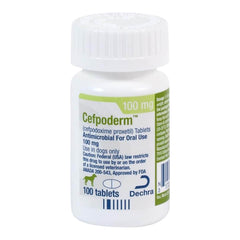 Rx Cefpodoxime, 100mg x 100 Tablets