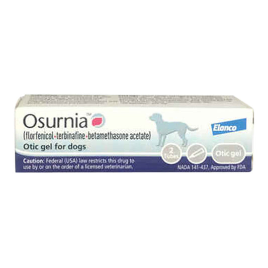 Gel ótico Rx Osurnia, 2 tubos de 1 ml