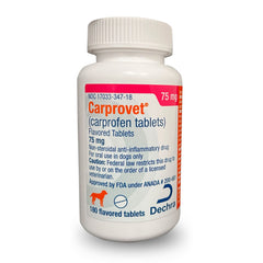 Rx Carprovet Flavored Tablets 75 mg, 180 ct