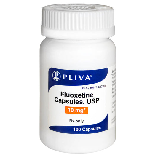 Rx Fluoxetine Capsules 10 mg x 100 ct