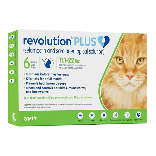 Rx Revolution Plus Feline 5.6-11lbs single