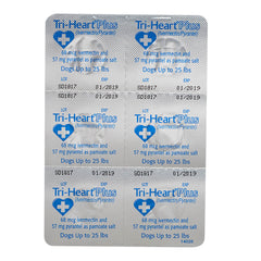 Rx Tri-Heart PLus 0-25 رطل قرص واحد