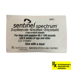 Rx Sentinel Spectrum Chews 51-100lbs x 1 tablet