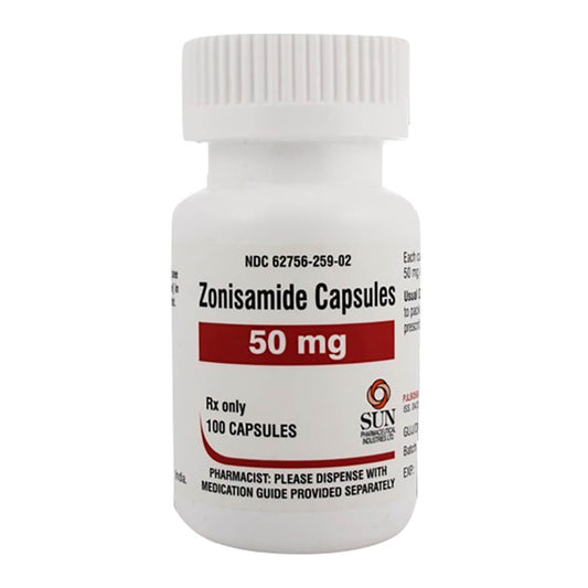 زونيساميد ٥٠ مجم × ١٠٠ كبسولة