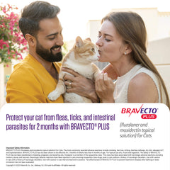 Rx Bravecto Plus Topical Cat 13.8-27.5lbs x 1 tube