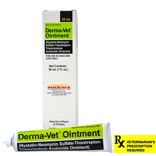 Rx Derma-Vet Ointment x 30 ml tube