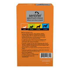 Rx Sentinel Spectrum 2-8lbs (Orange) x 6 tablets