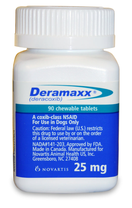 Rx Deramaxx 25mg x 90 tablets