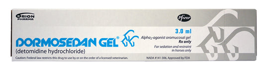 Rx Dormosedan gel x 3ml syringe