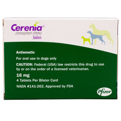 Cerenia Rx, 16 mg x 4 comprimidos
