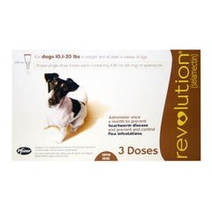 Rx Revolution canine 10.1-20lbs x 3 months