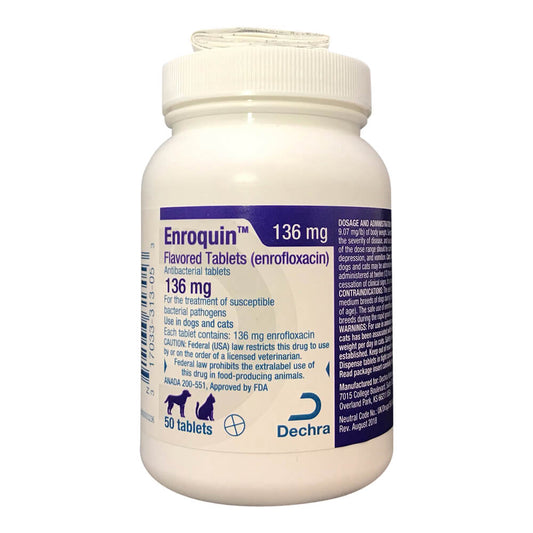Rx Enroquin 136 mg x 50 tablets