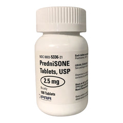 Rx Prednisone 2.5mg x 100 tablets