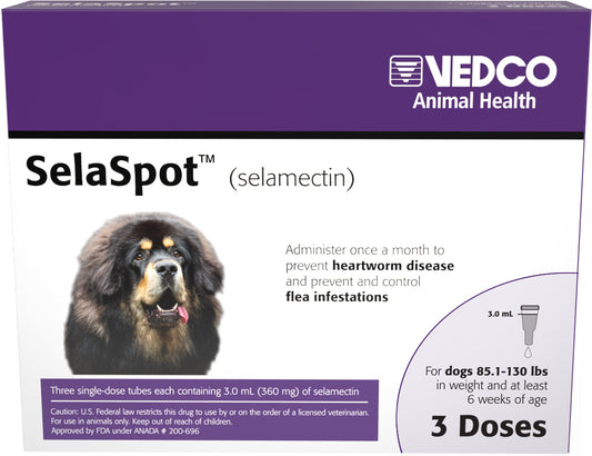 Rx SelaSpot Dog, 3 pk, 85.1 - 130 pounds