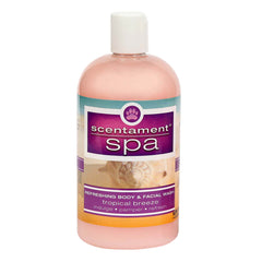 Scentament Spa Tropical Breeze Facial & Body Wash 16oz