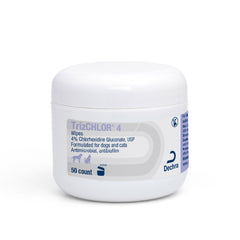 TrizCHLOR 4 Wipes for Dogs and Cats 50 ct