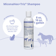 MiconaHex+Triz Shampoo, 8 oz