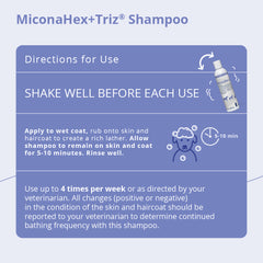 MiconaHex+Triz Shampoo, 8 oz