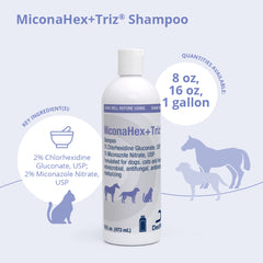 MiconaHex+Triz Shampoo, 16 oz
